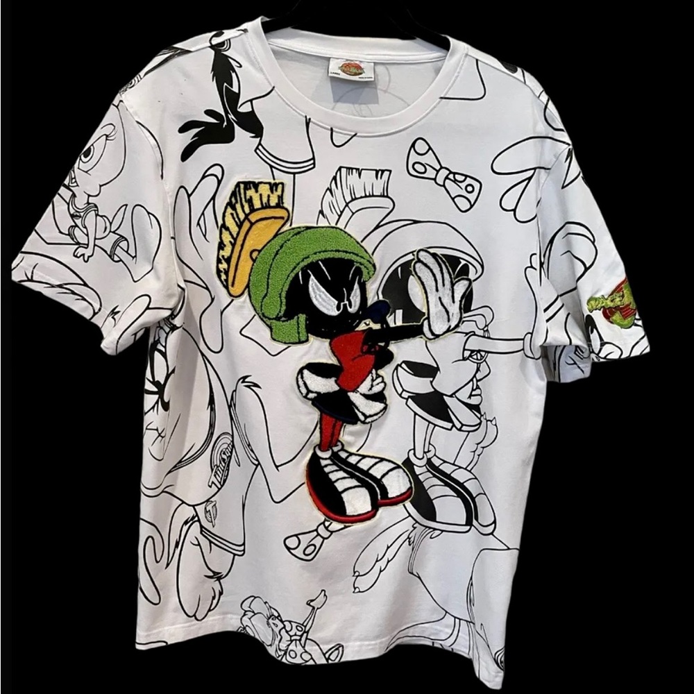 Vintage Space Jam T Shirt Mens Size Large